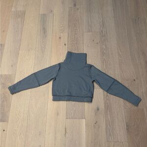 ALO Yoga Cropped Funnel Neck Sweatshirt